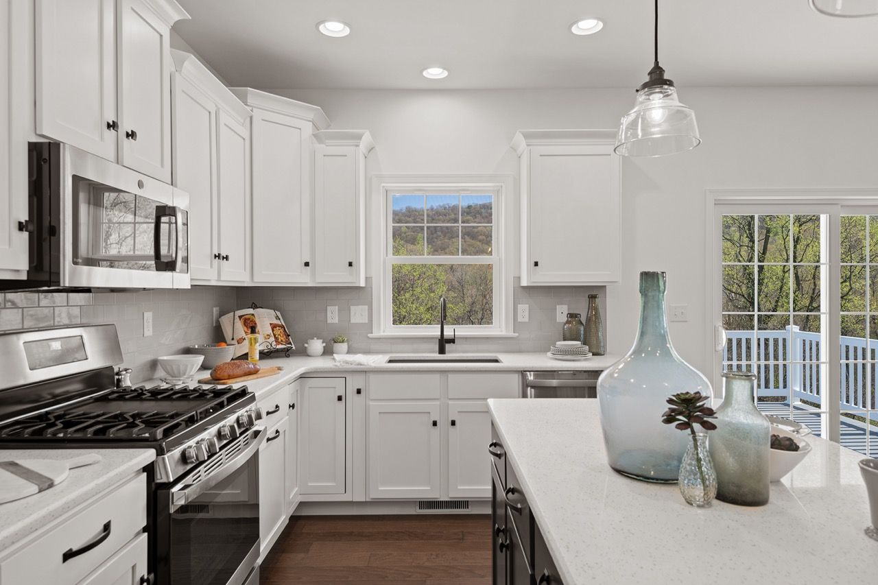 Kitchen of the Maddox Model from Garman Builders