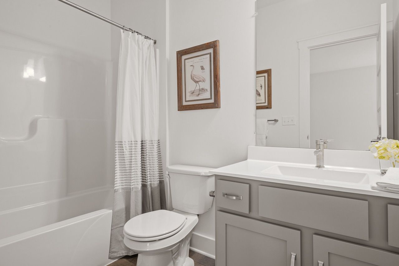 Full Bathroom of the Leighton Model from Garman Builders