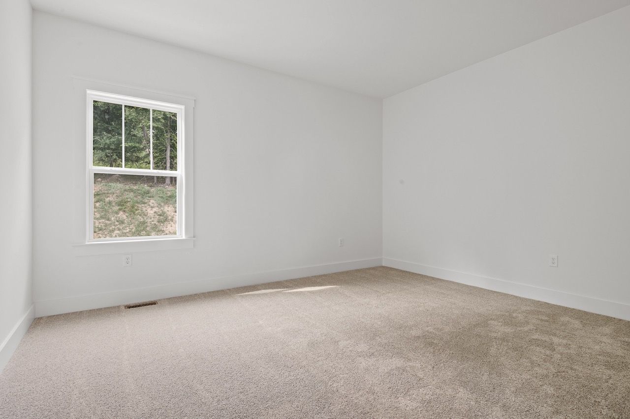 Empty Bedroom of the Leighton Model from Garman Builders