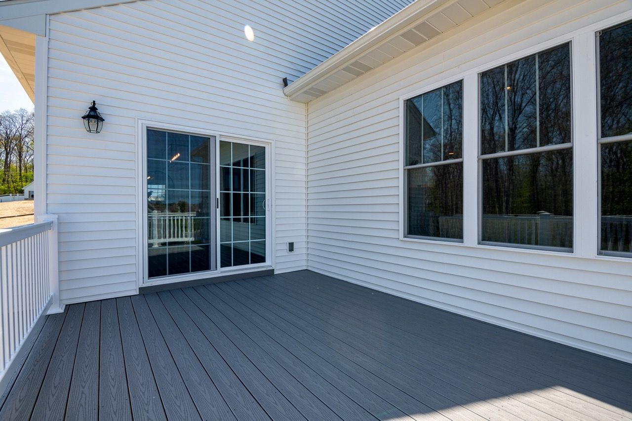 Back Porch of the Blakely model from Garman Builders