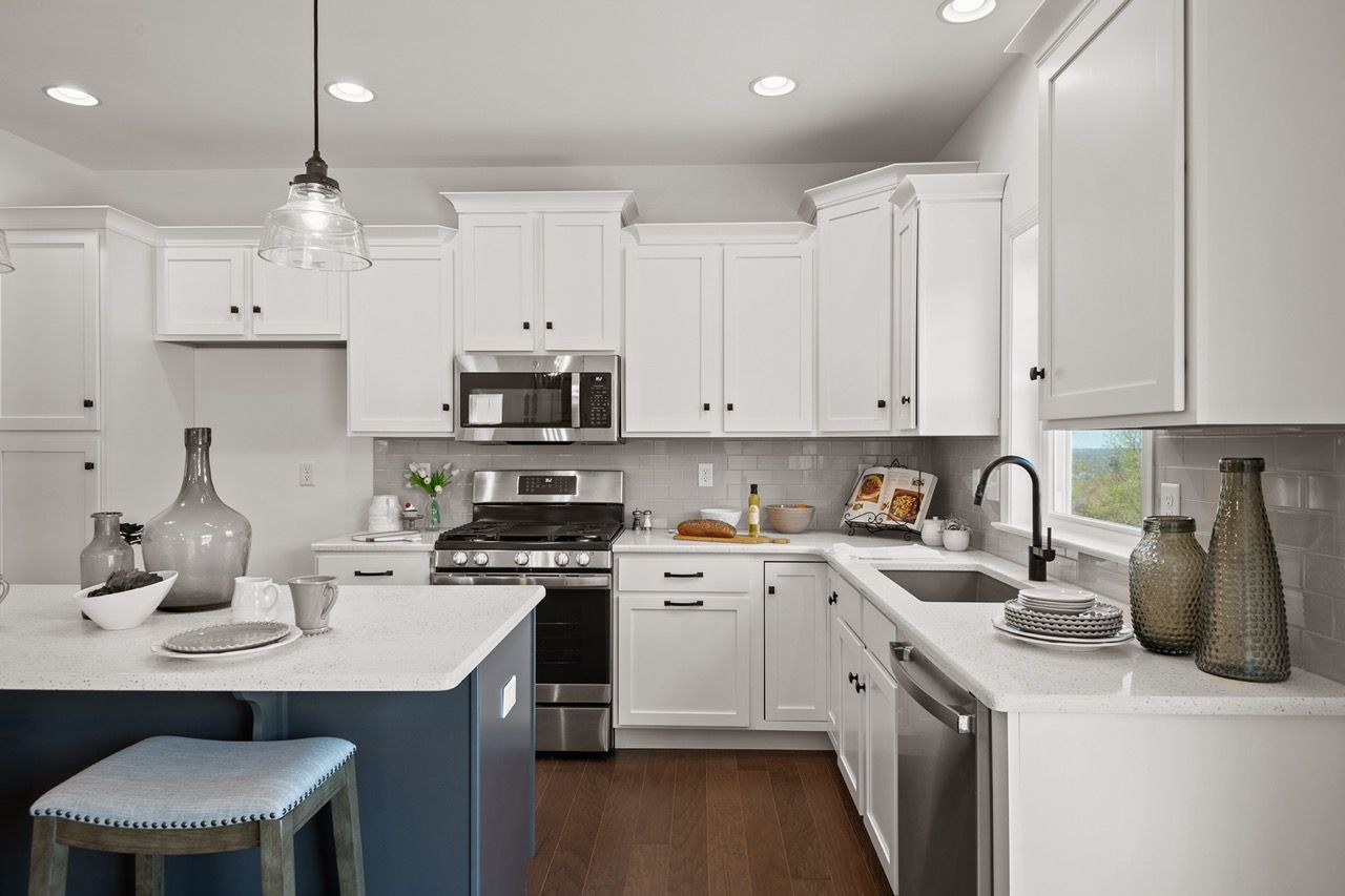 Kitchen of the Maddox Model from Garman Builders