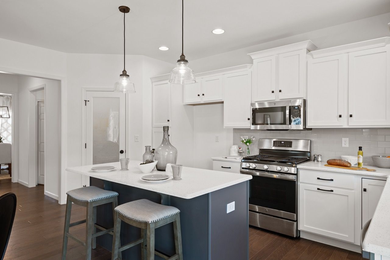 Kitchen of the Maddox Model from Garman Builders