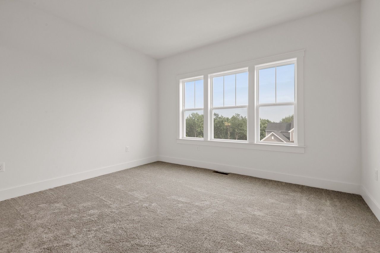 Empty Bedroom of the Leighton Model from Garman Builders