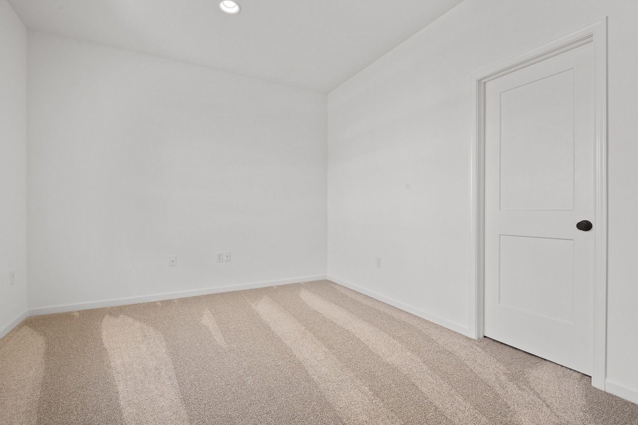 Empty room of the Blakely model from Garman Builders