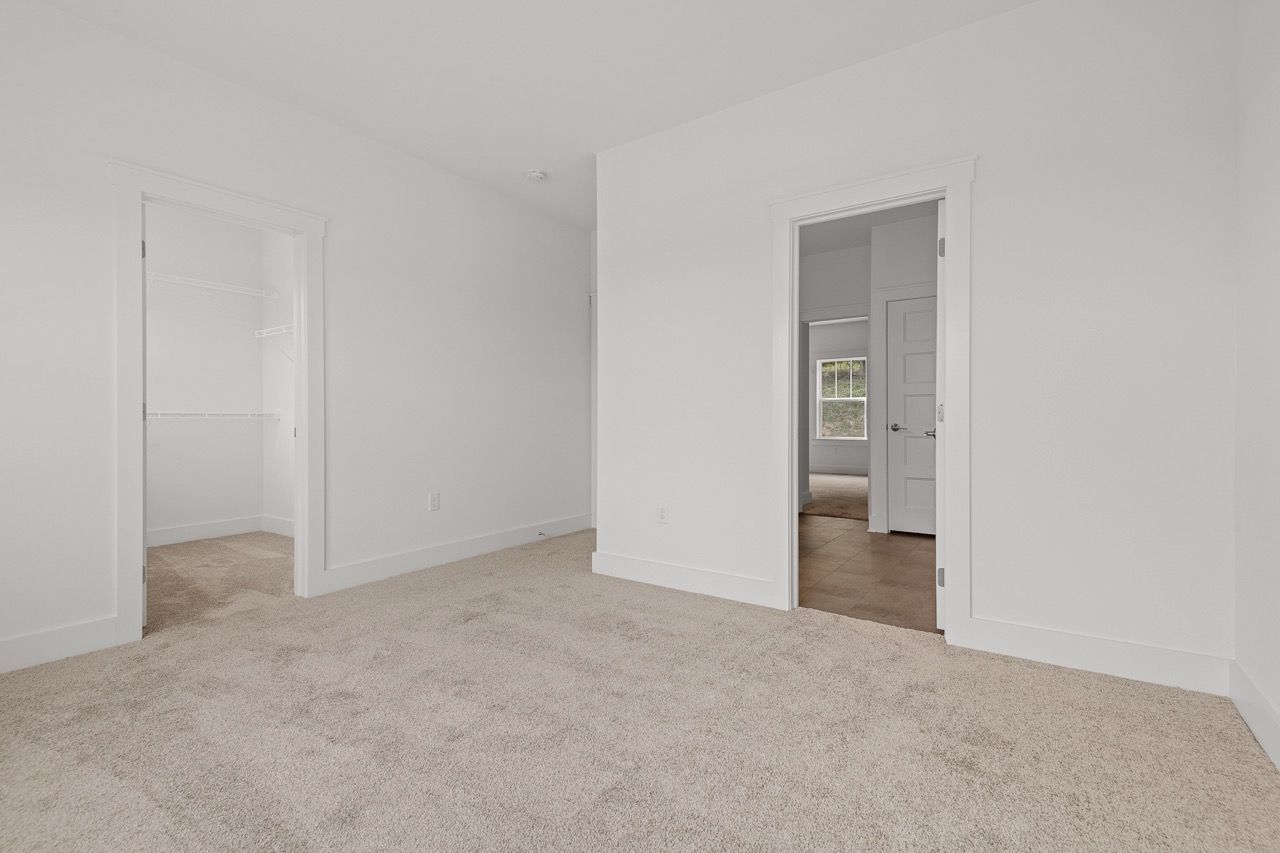 Empty Bedroom of the Leighton Model from Garman Builders