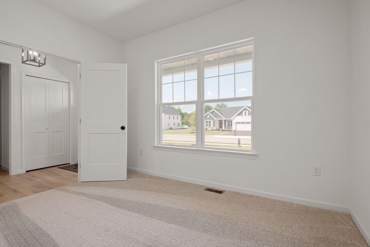 Empty room of the Blakely model from Garman Builders