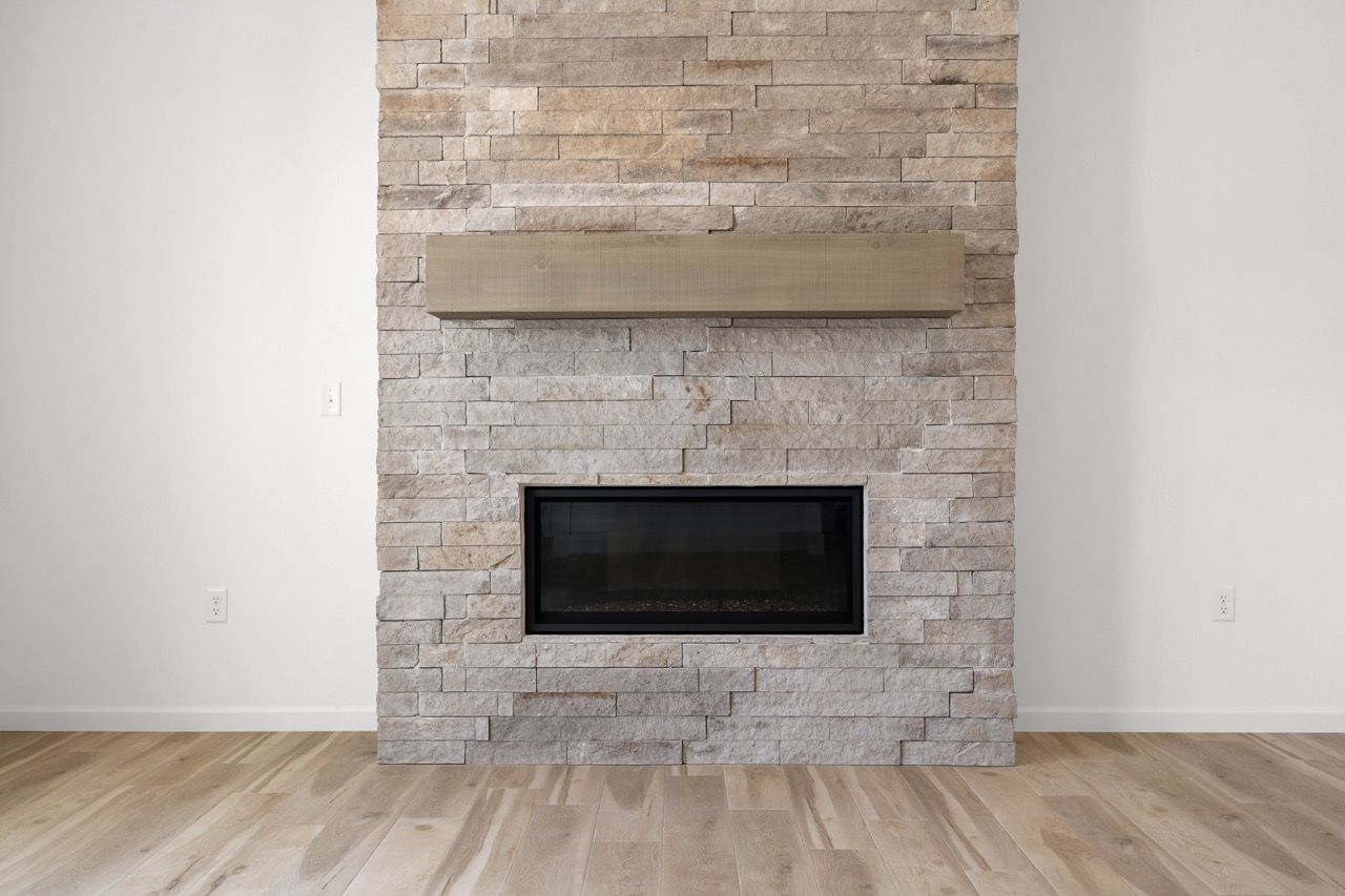 Living room of the Blakely model from Garman Builders
