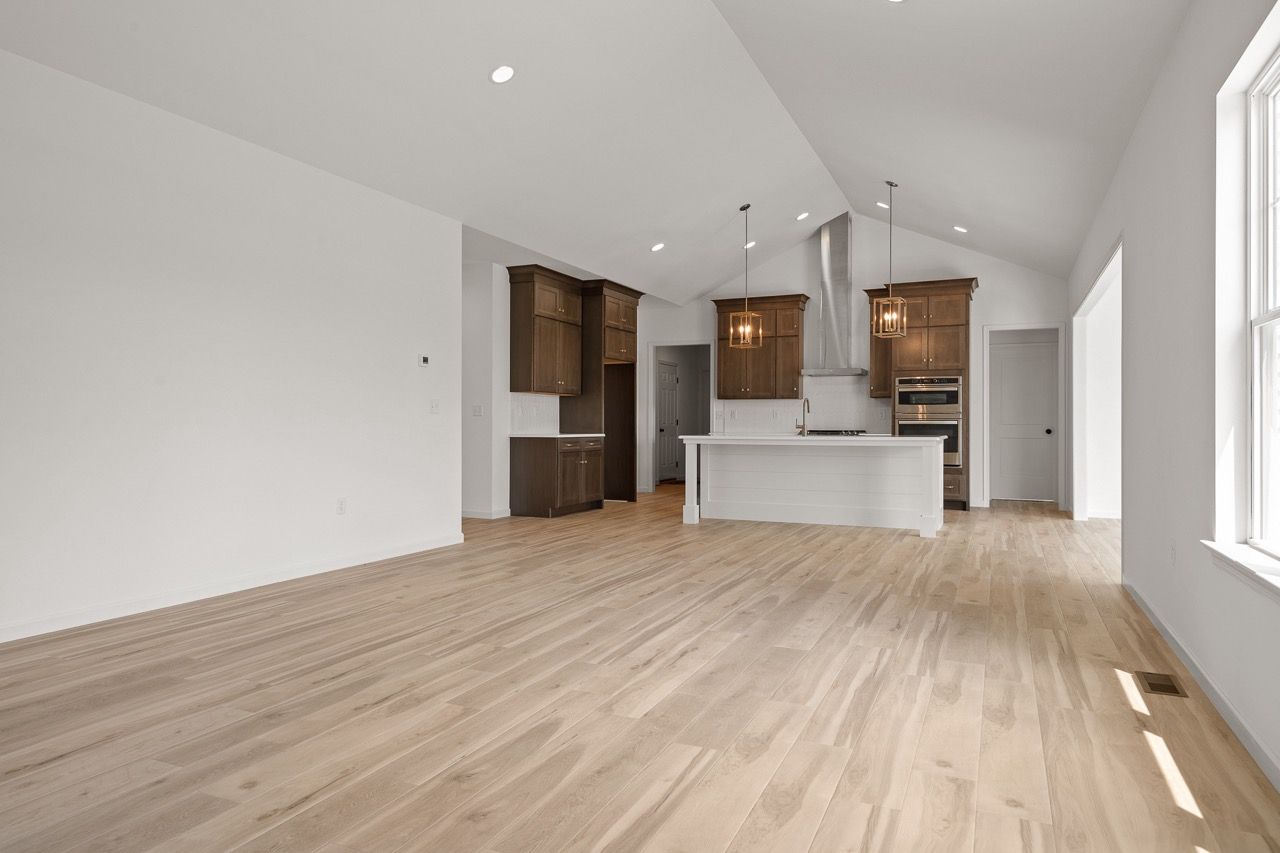 Living room of the Blakely model from Garman Builders