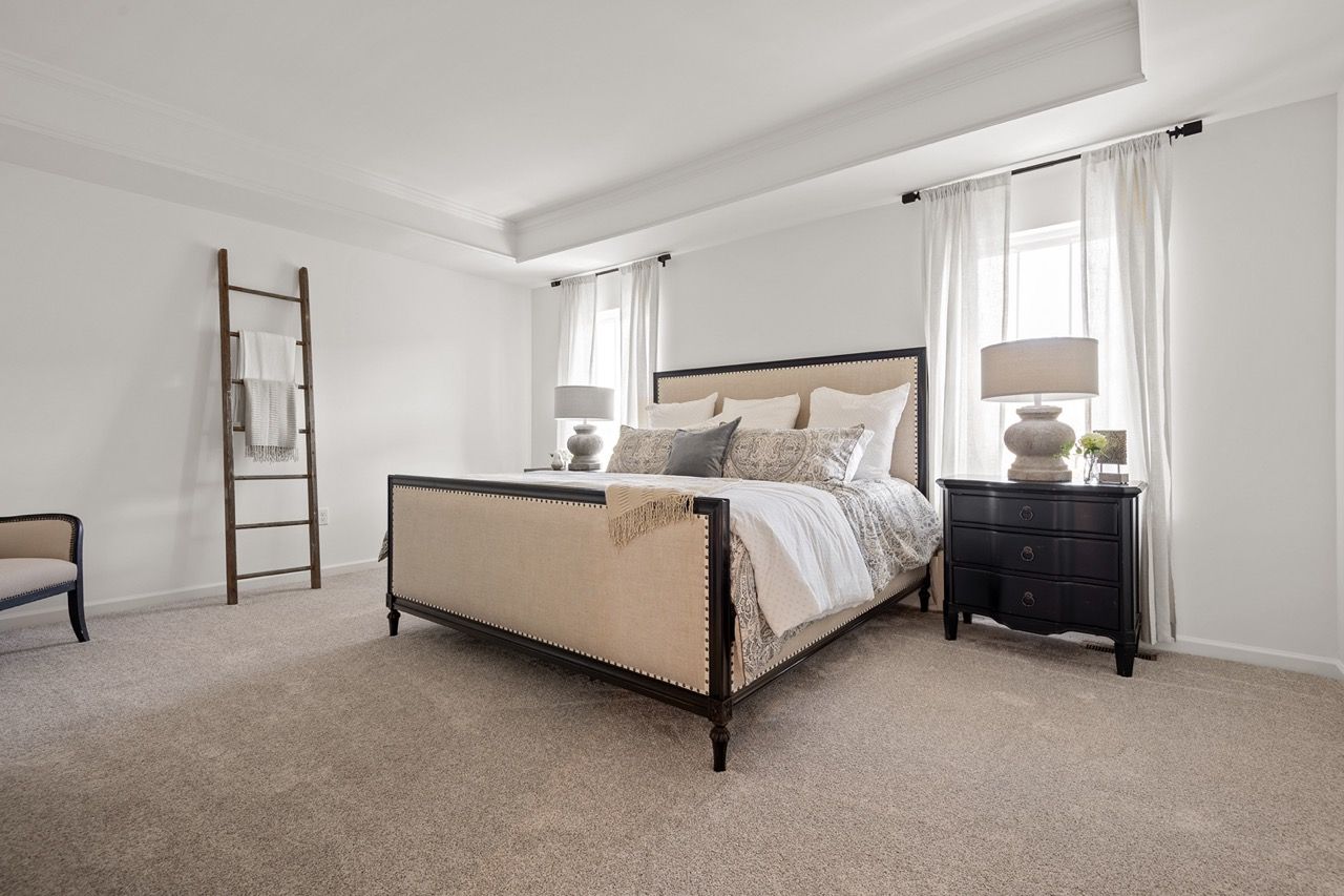 Large Bedroom of the Maddox Model from Garman Builders