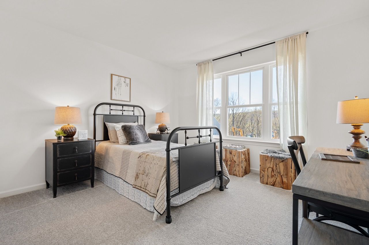 Bedroom of the Maddox Model from Garman Builders