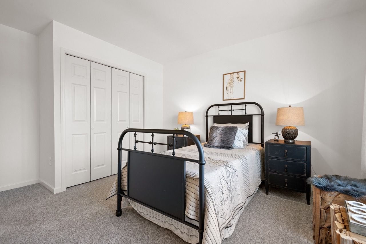 Bedroom of the Maddox Model from Garman Builders