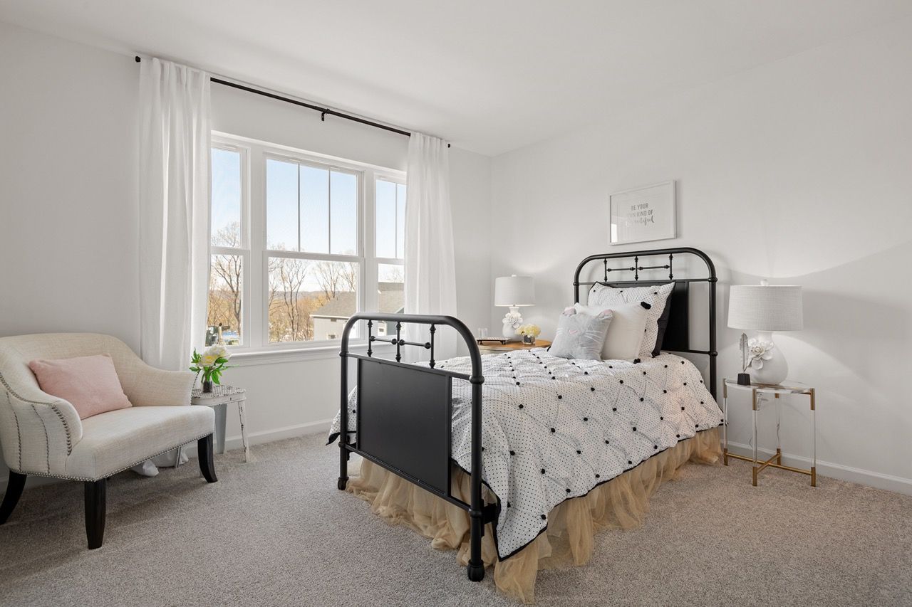Bedroom of the Maddox Model from Garman Builders
