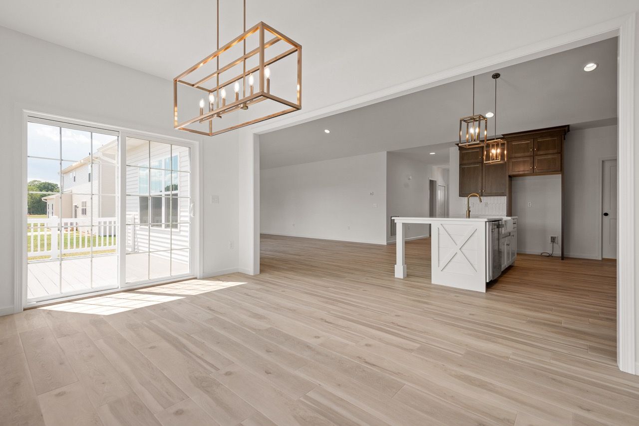 Dining room of the Blakely model from Garman Builders