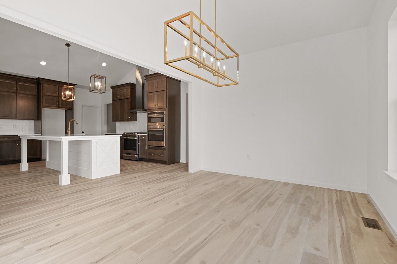 Dining room of the Blakely model from Garman Builders