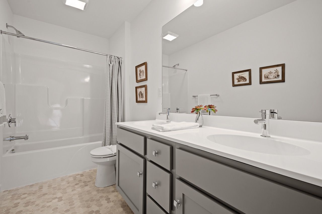 Full Bathroom of the Maddox Model from Garman Builders