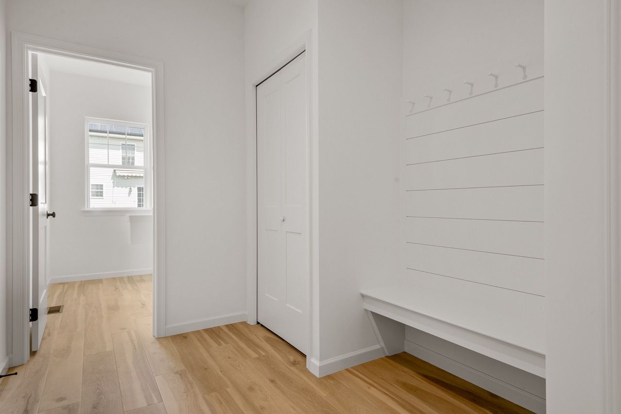 Mudroom of the Blakely model from Garman Builders