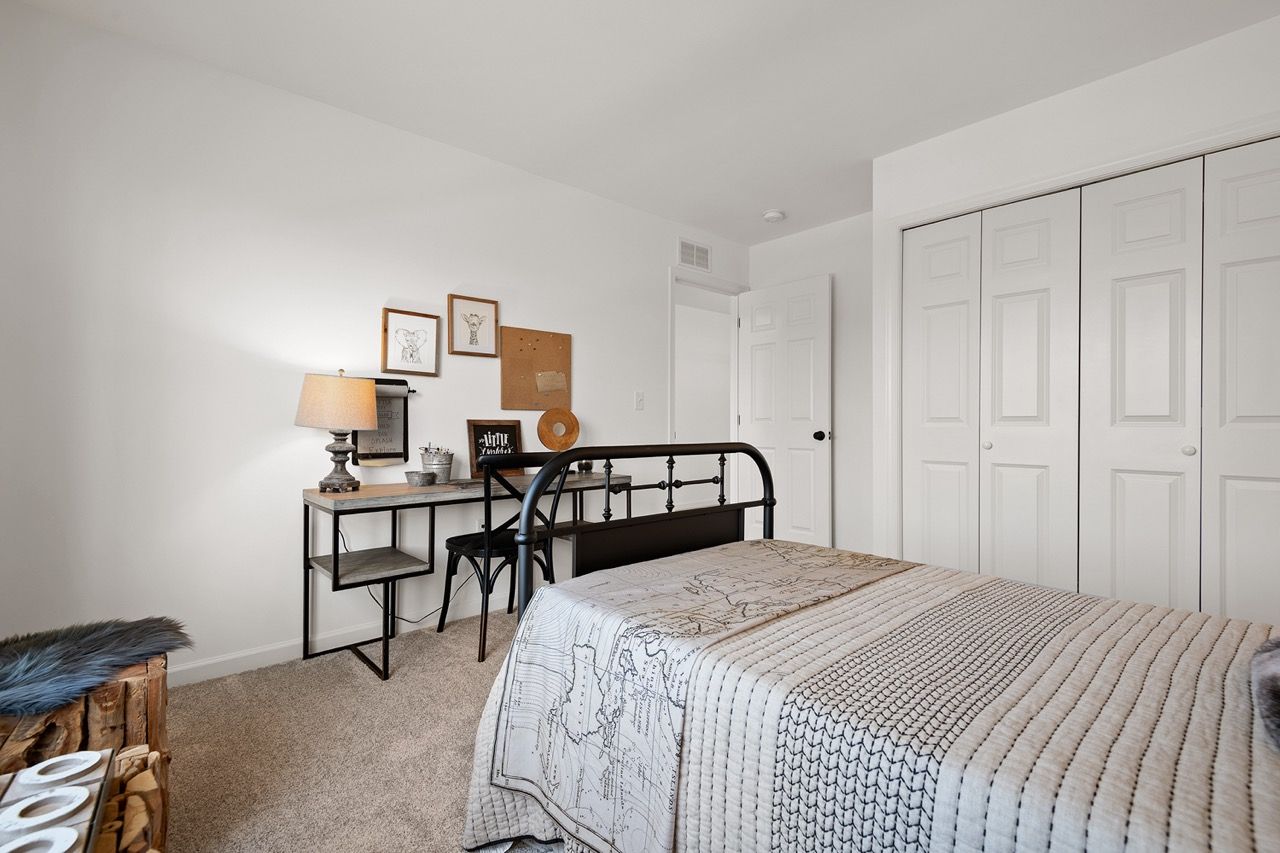 Bedroom of the Maddox Model from Garman Builders