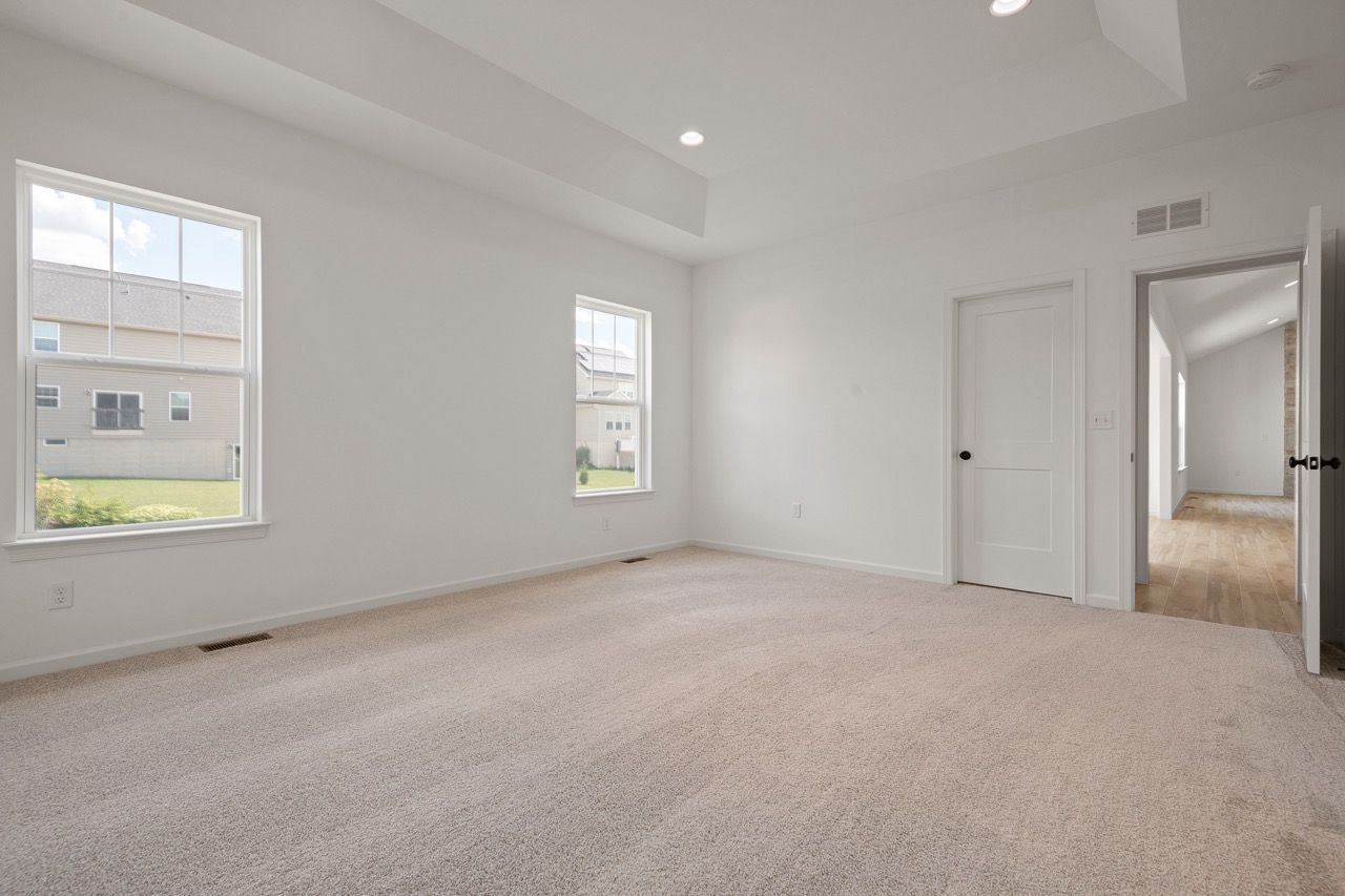 Bedroom of the Blakely model from Garman Builders