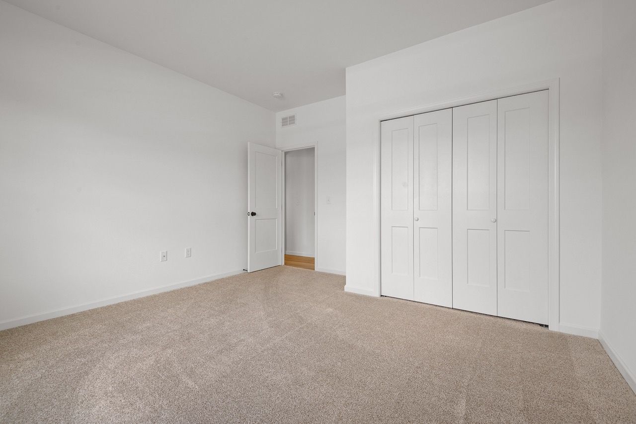 Walk in closet of the Blakely model from Garman Builders
