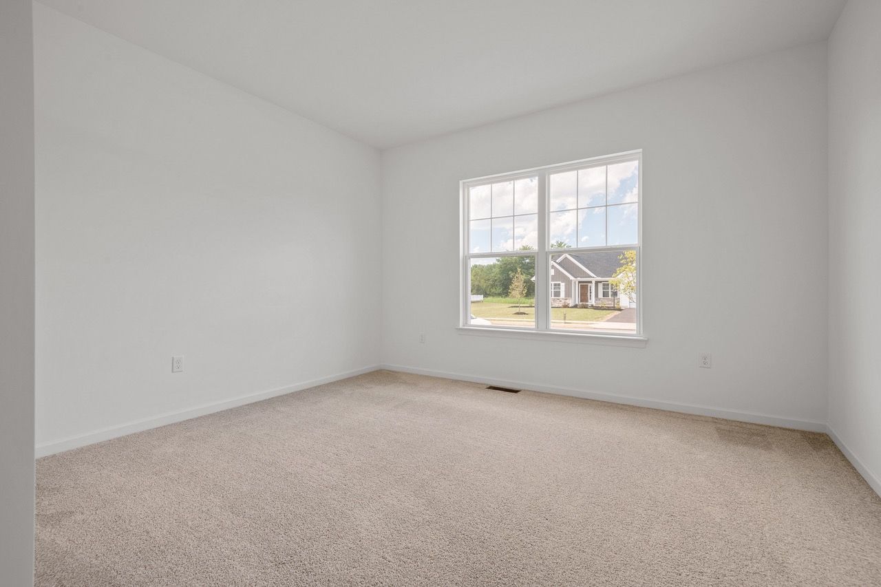 Walk in closet of the Blakely model from Garman Builders