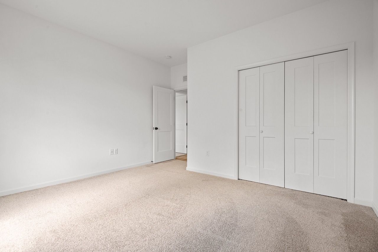 Walk in closet of the Blakely model from Garman Builders