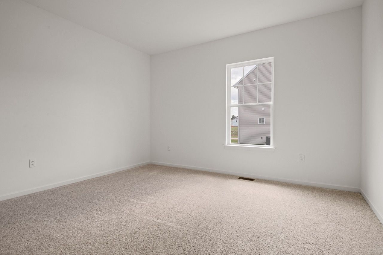 Walk in closet of the Blakely model from Garman Builders