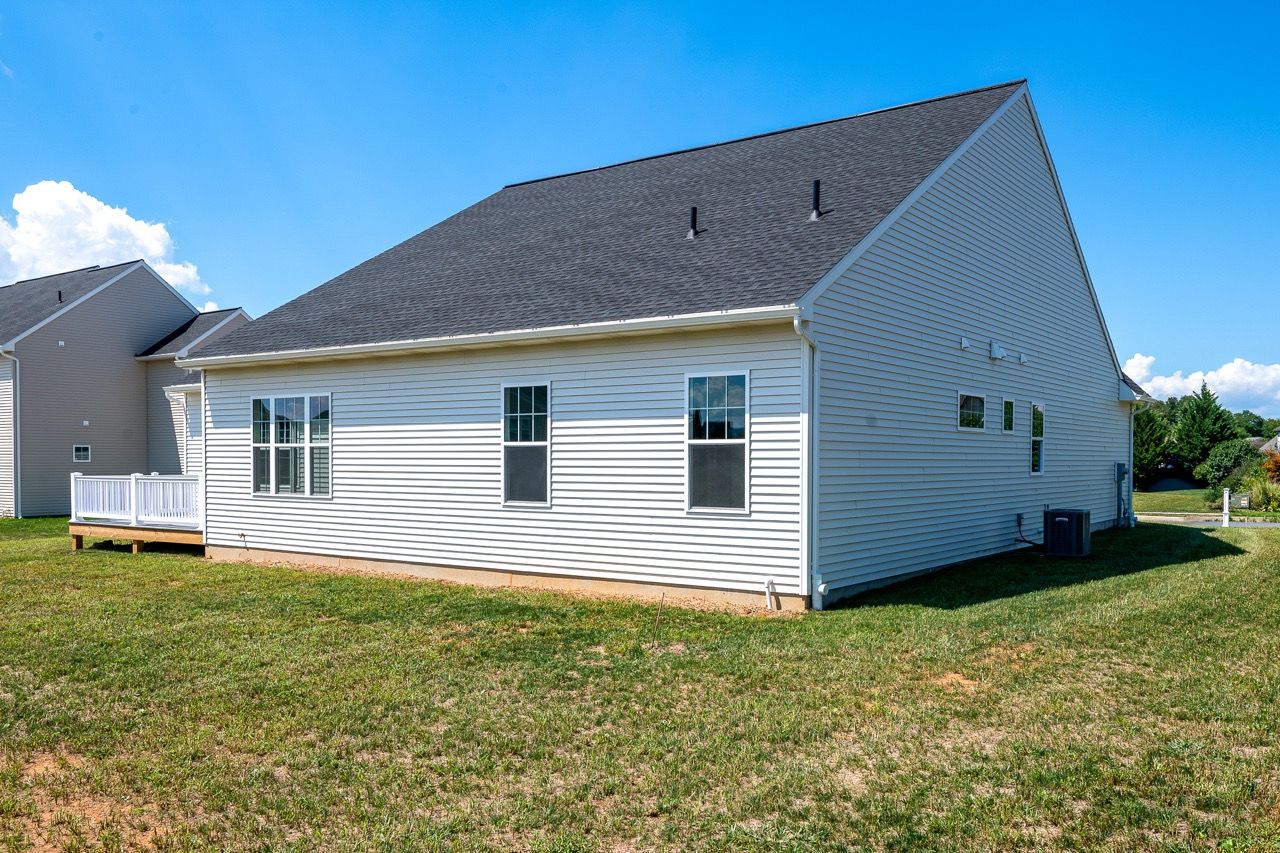 Rear elevation of the Blakely model from Garman Builders