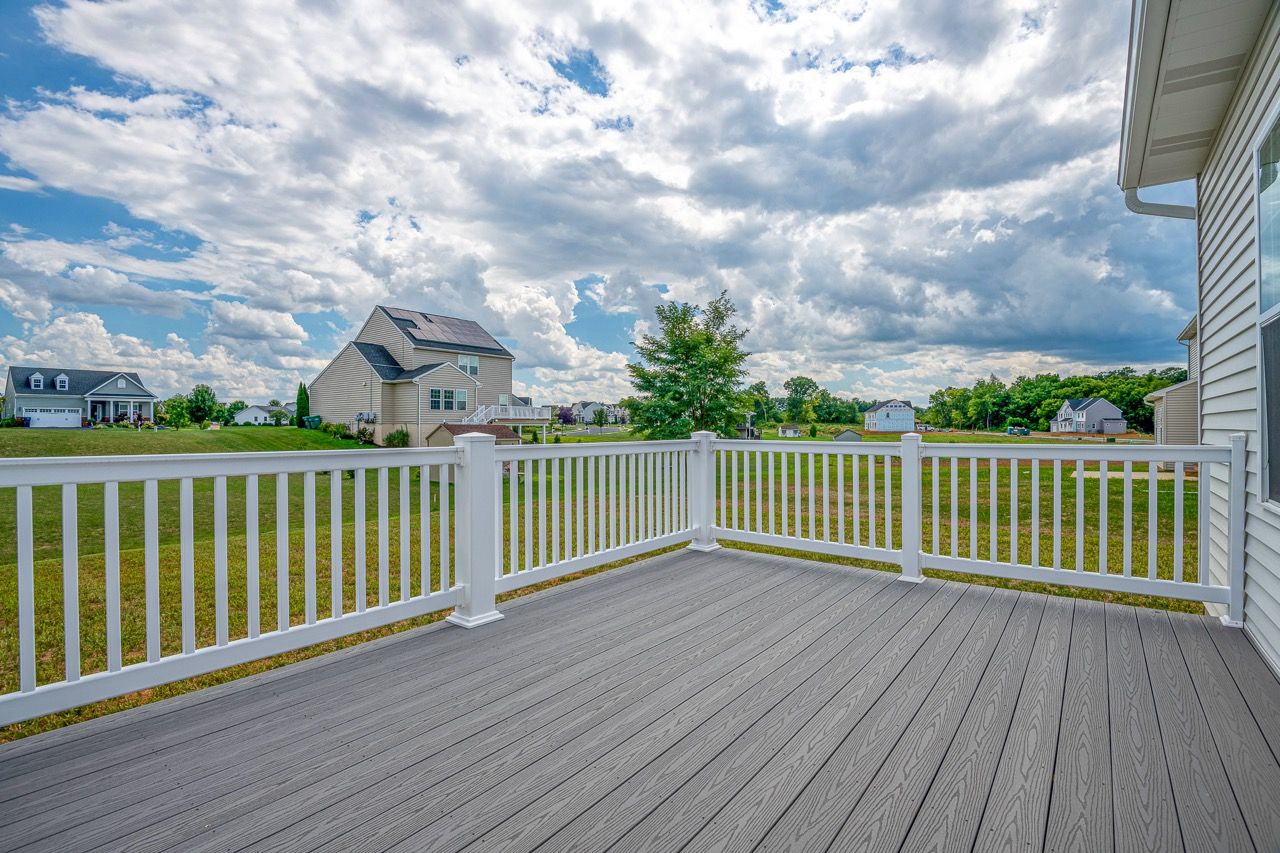 Back porch of the Blakely model from Garman Builders