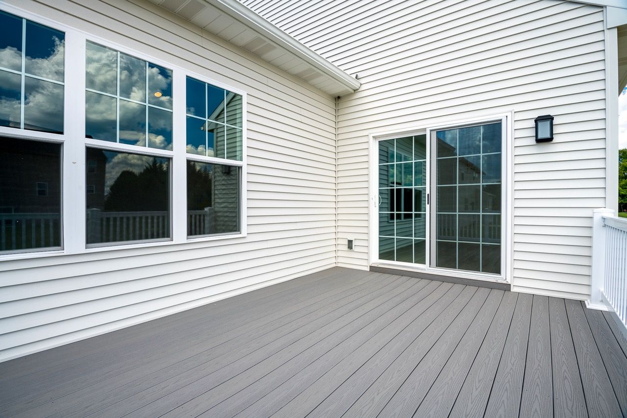 Back porch of the Blakely model from Garman Builders