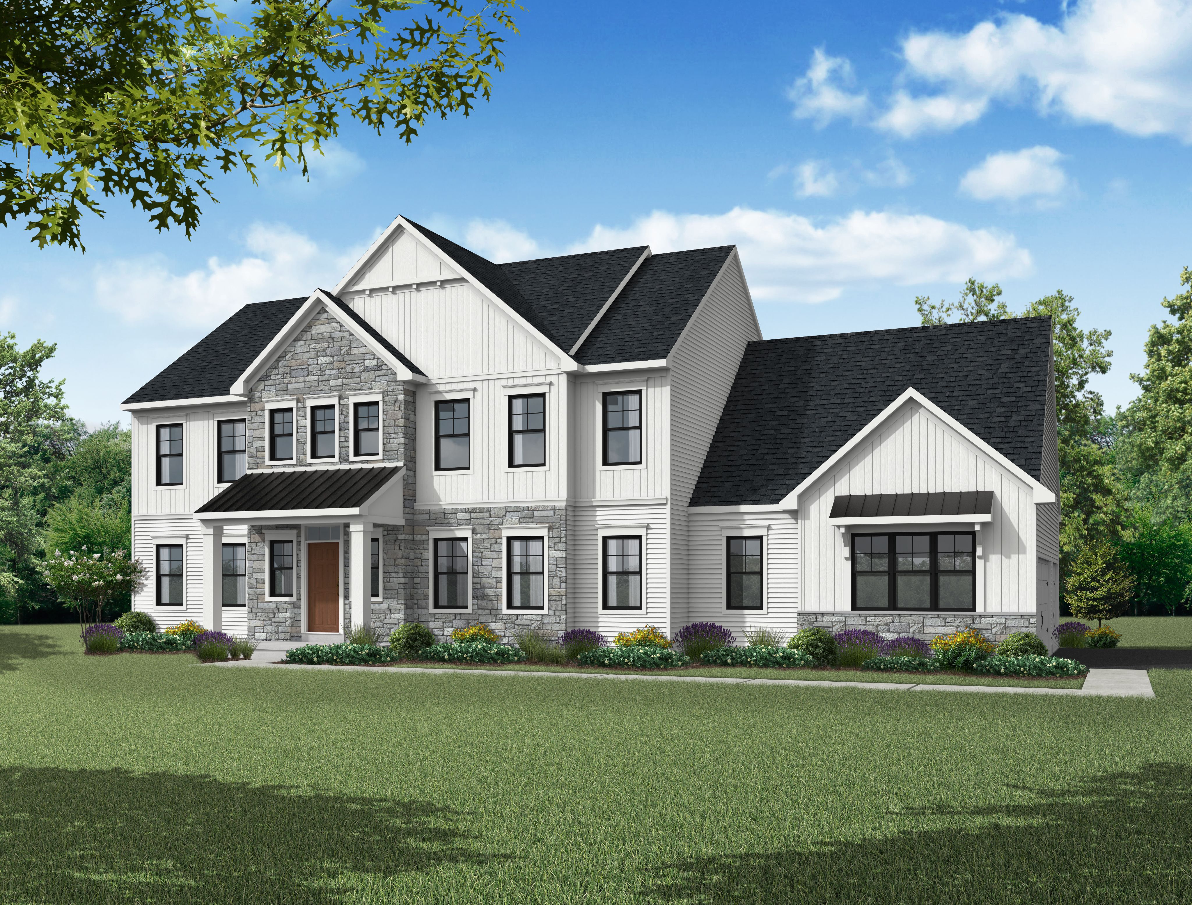 Front Elevation of the Steitz Model from Garman Builders