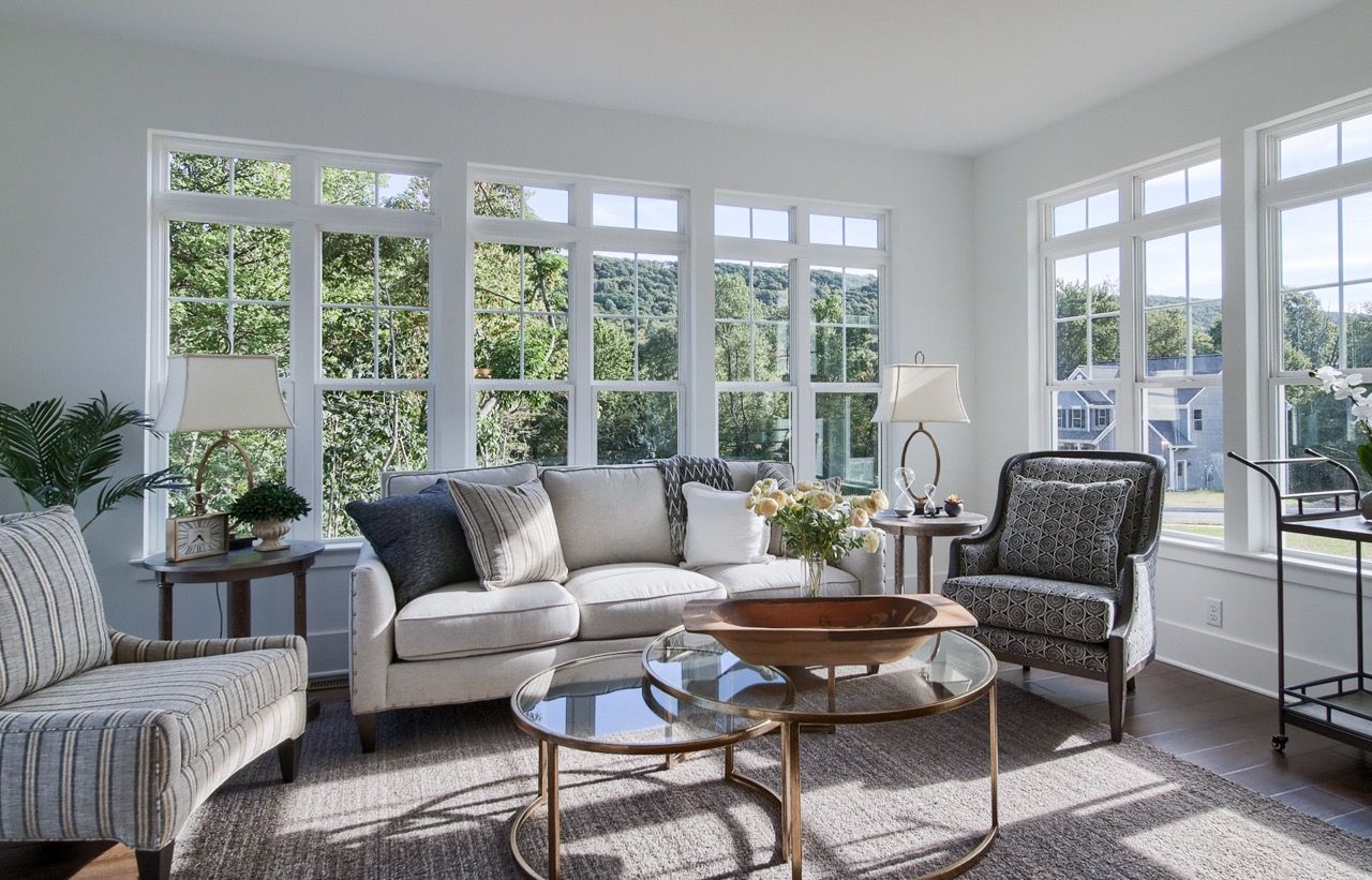 Living Room of the Steitz Model from Garman Builders