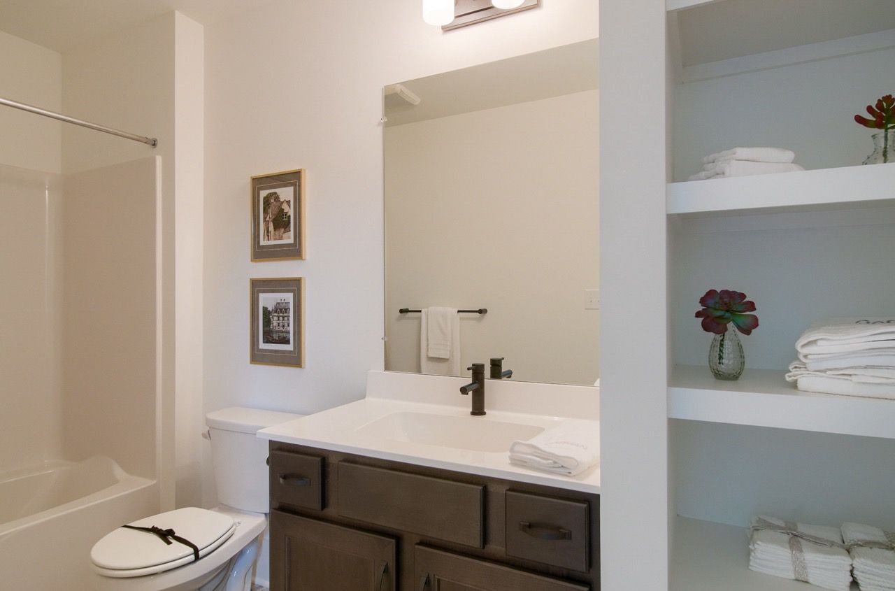 Full Bathroom of the Steitz Model from Garman Builders