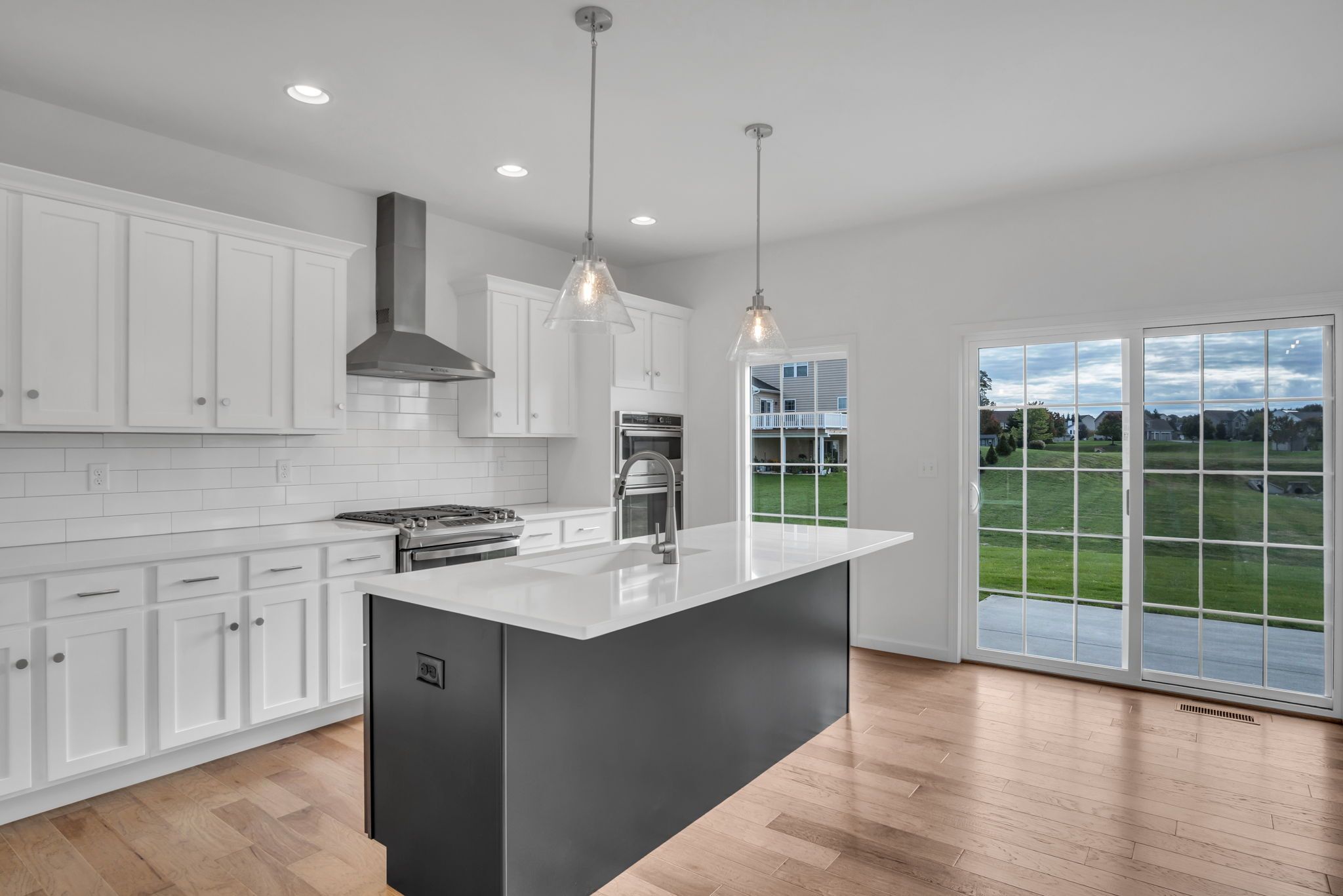 Kitchen of the Everett Model from Garman Builders