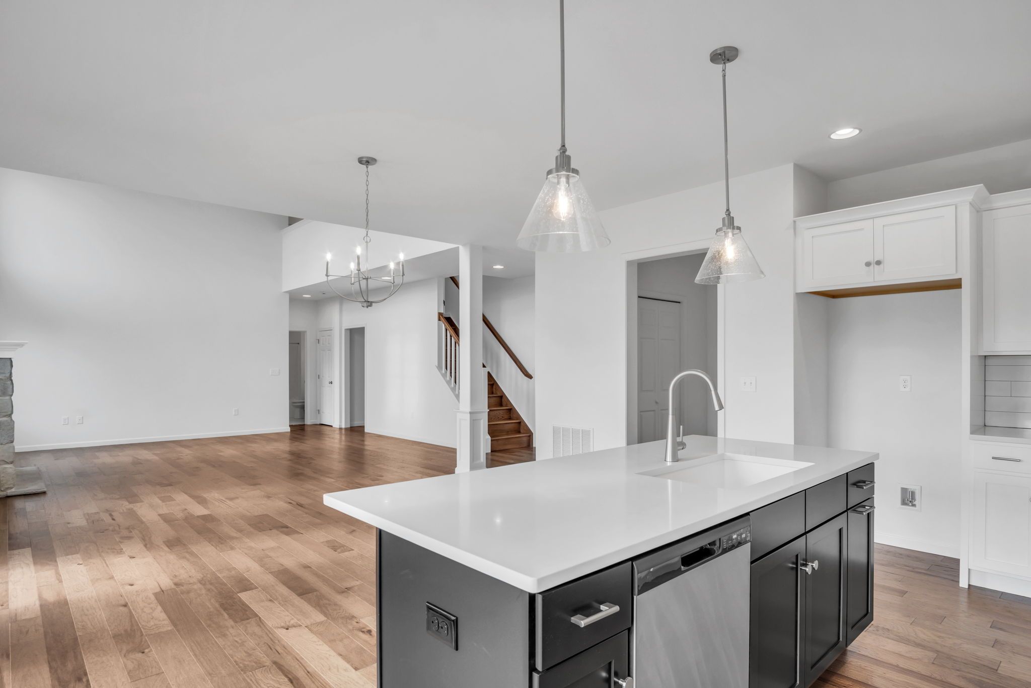 Kitchen of the Everett Model from Garman Builders