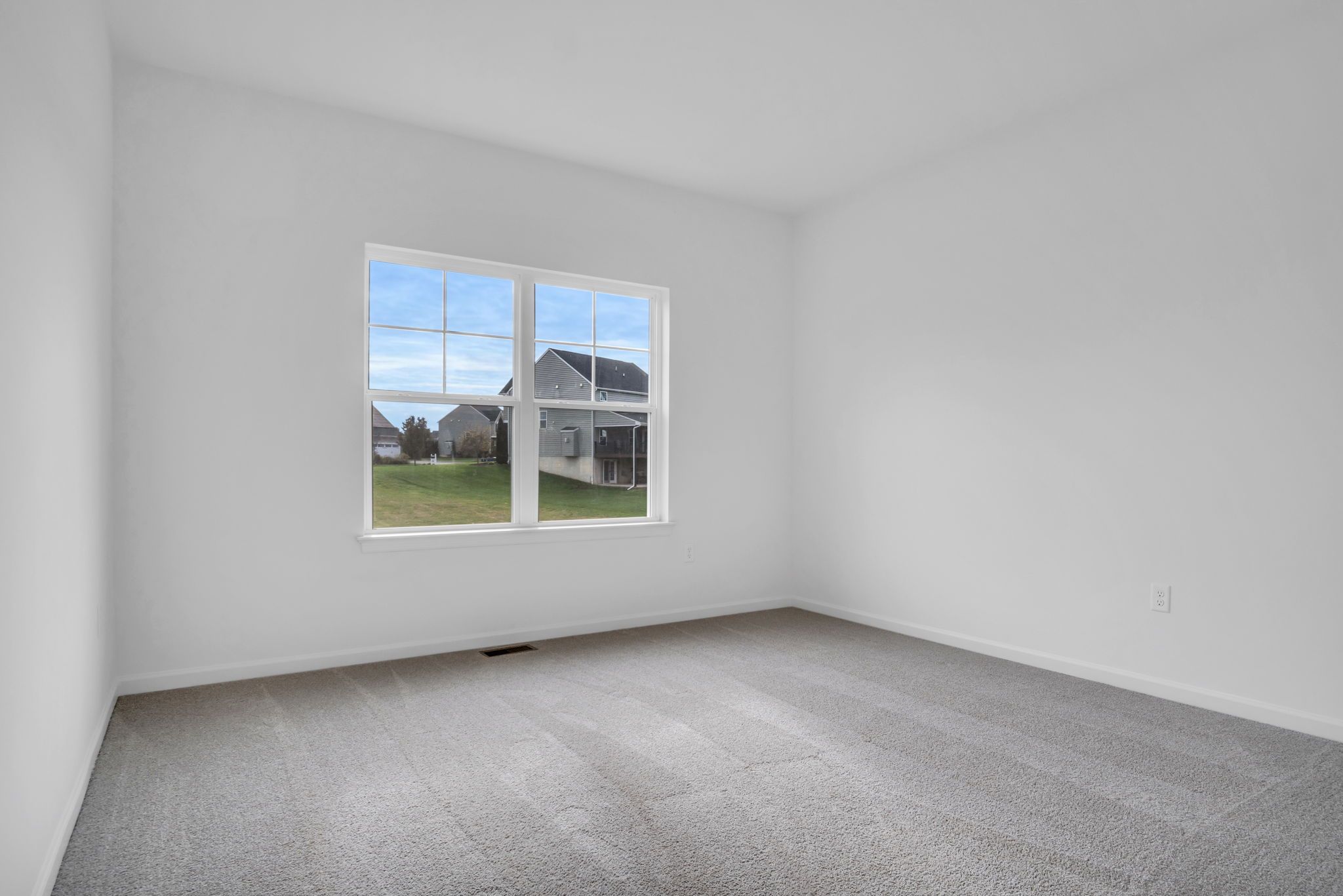 Empty Bedroom of the Everett Model from Garman Builders