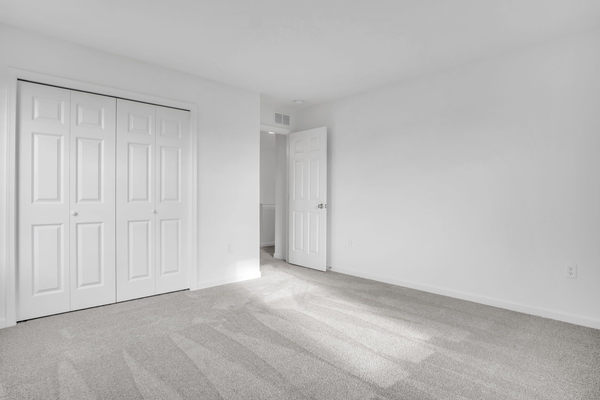 Empty Bedroom of the Everett Model from Garman Builders