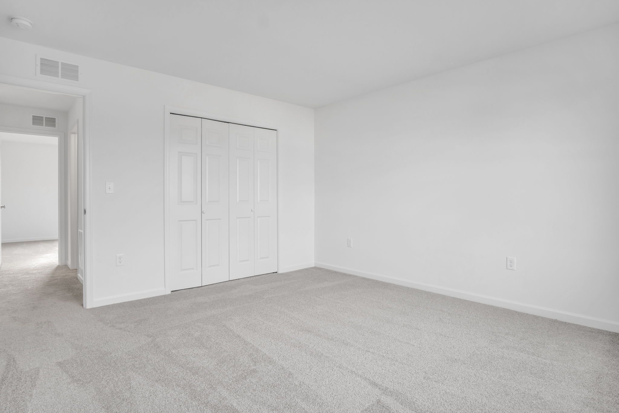 Empty Bedroom of the Everett Model from Garman Builders