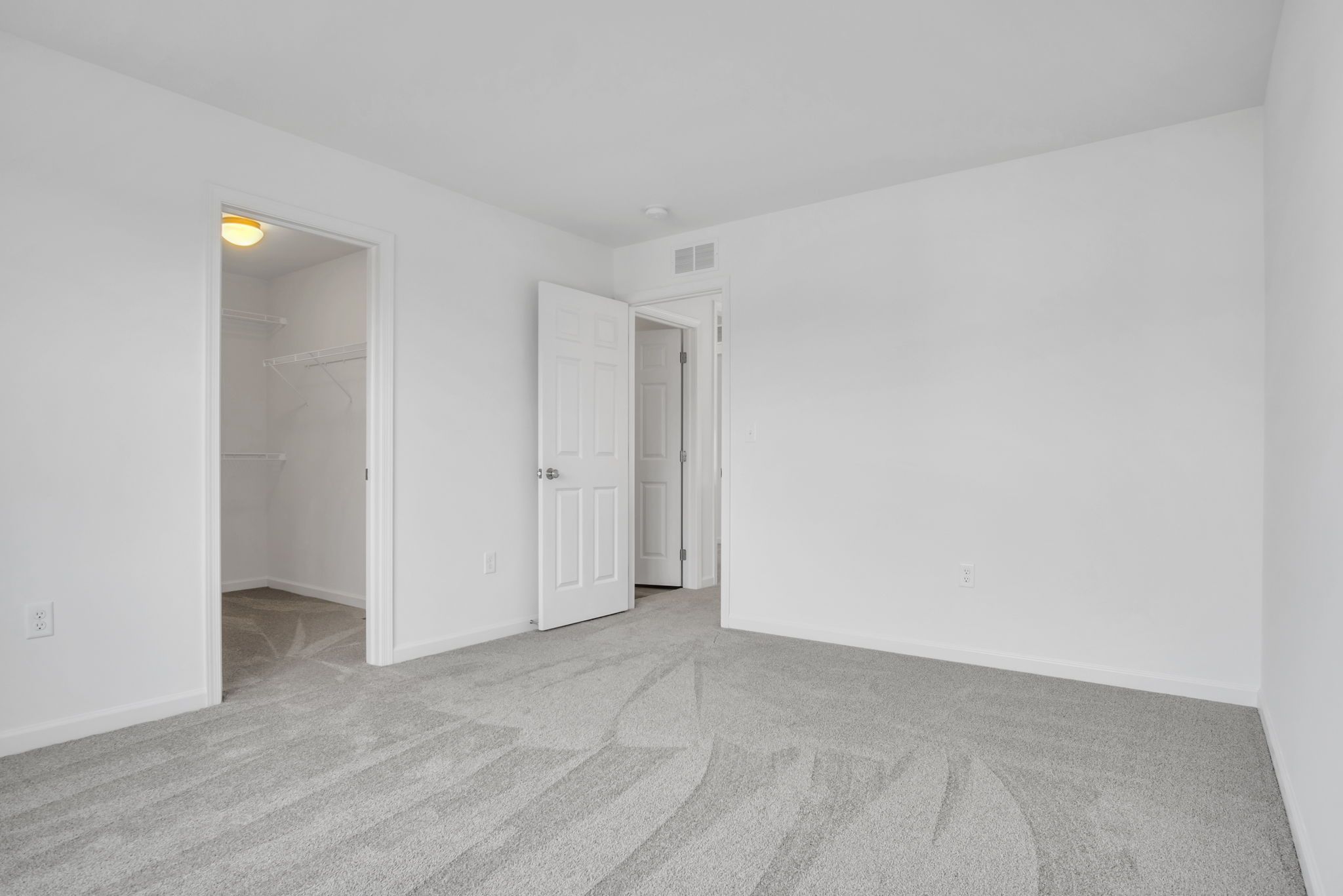 Empty Bedroom of the Everett Model from Garman Builders
