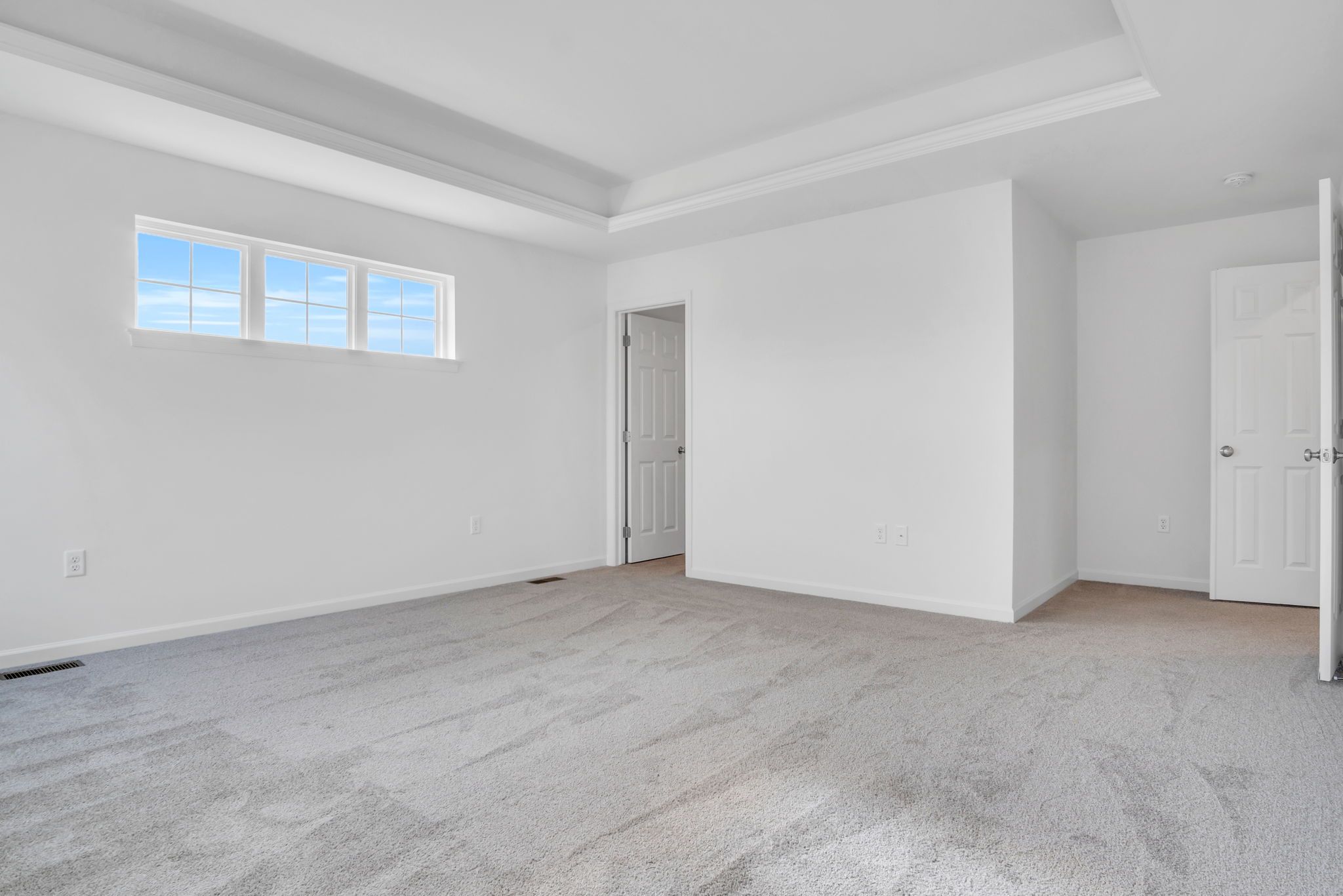 Empty Bedroom of the Everett Model from Garman Builders