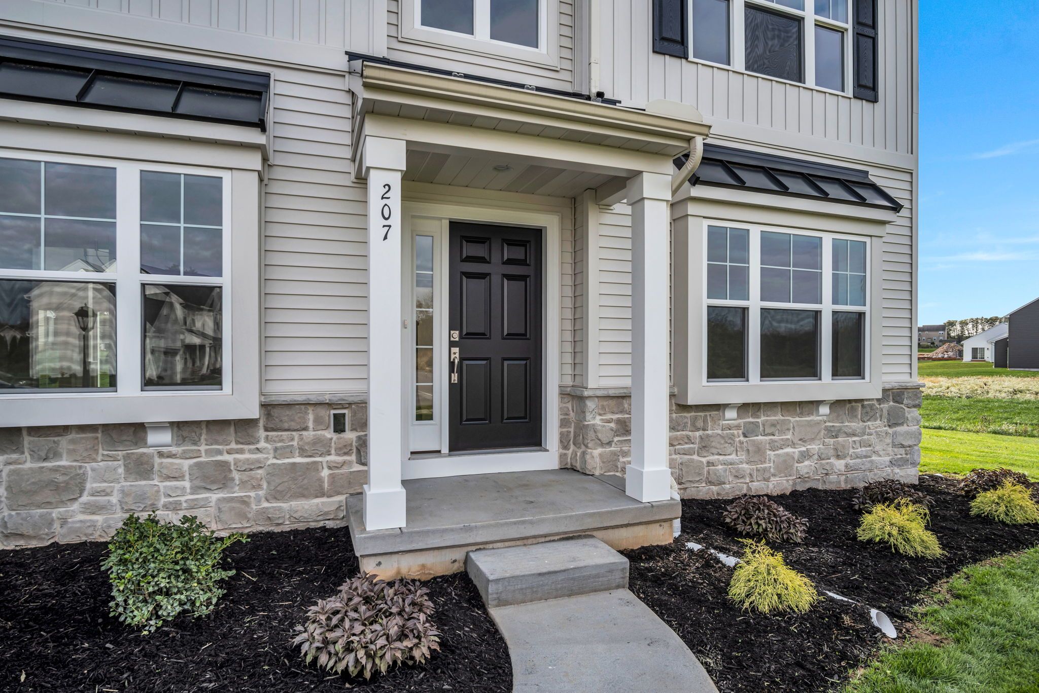 Front Elevation of the Everett Model from Garman Builders