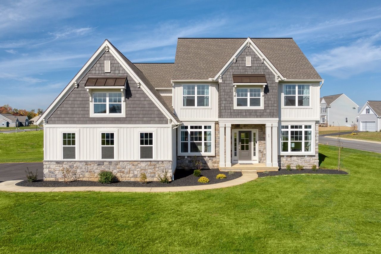 Front Elevation of the Kinsey Model from Garman Builders