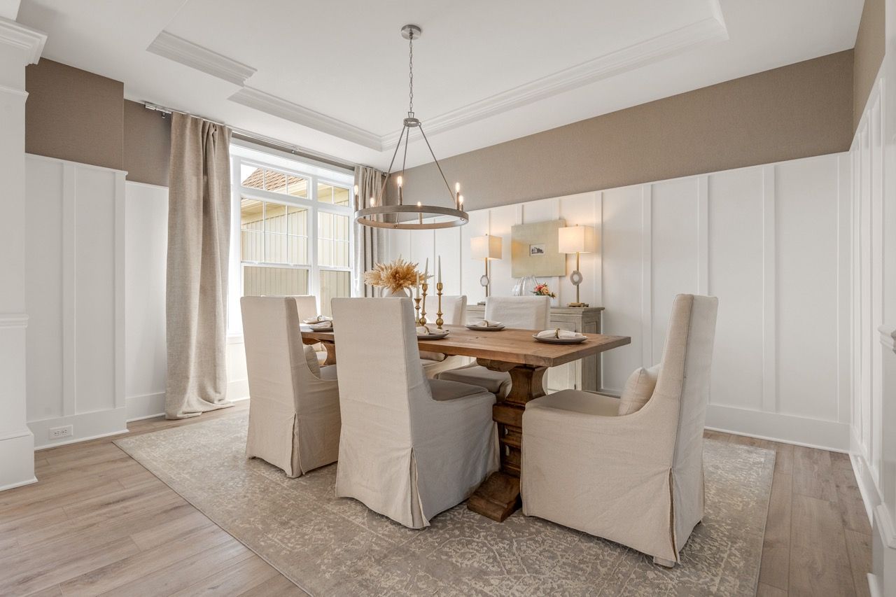 Dining Room of the Kinsey Model from Garman Builders