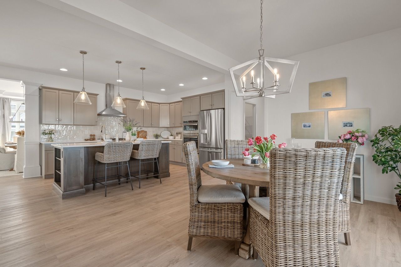 Dining Room of the Kinsey Model from Garman Builders