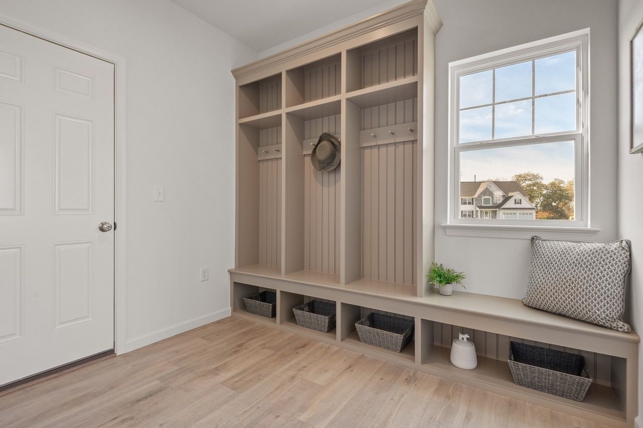 Mudroom of the Kinsey Model from Garman Builders