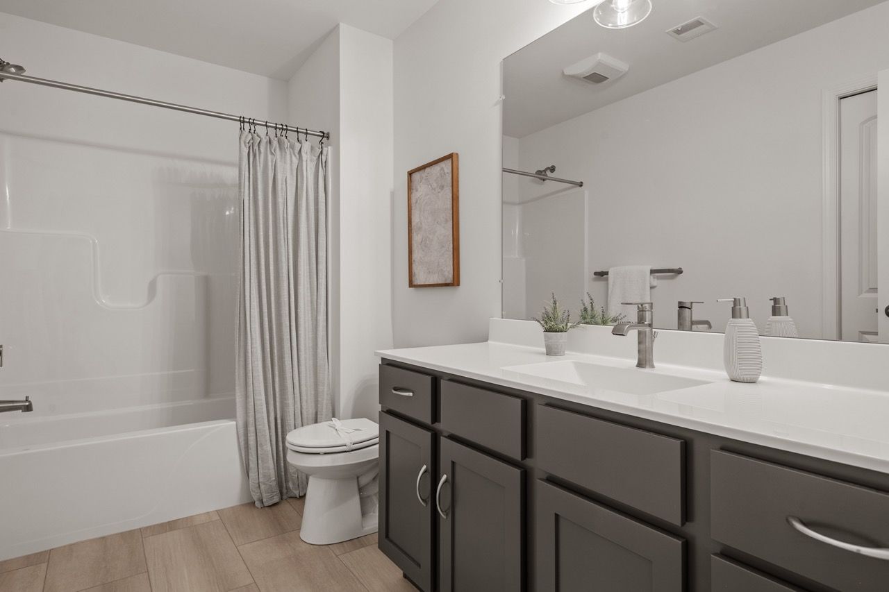 Full Bathroom of the Kinsey Model from Garman Builders