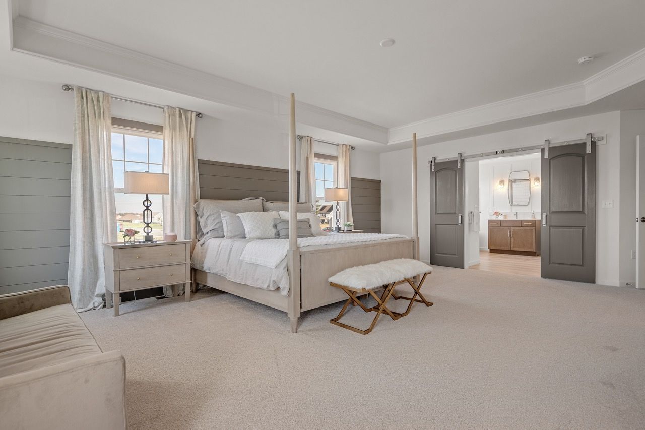 Large Bedroom of the Kinsey Model from Garman Builders