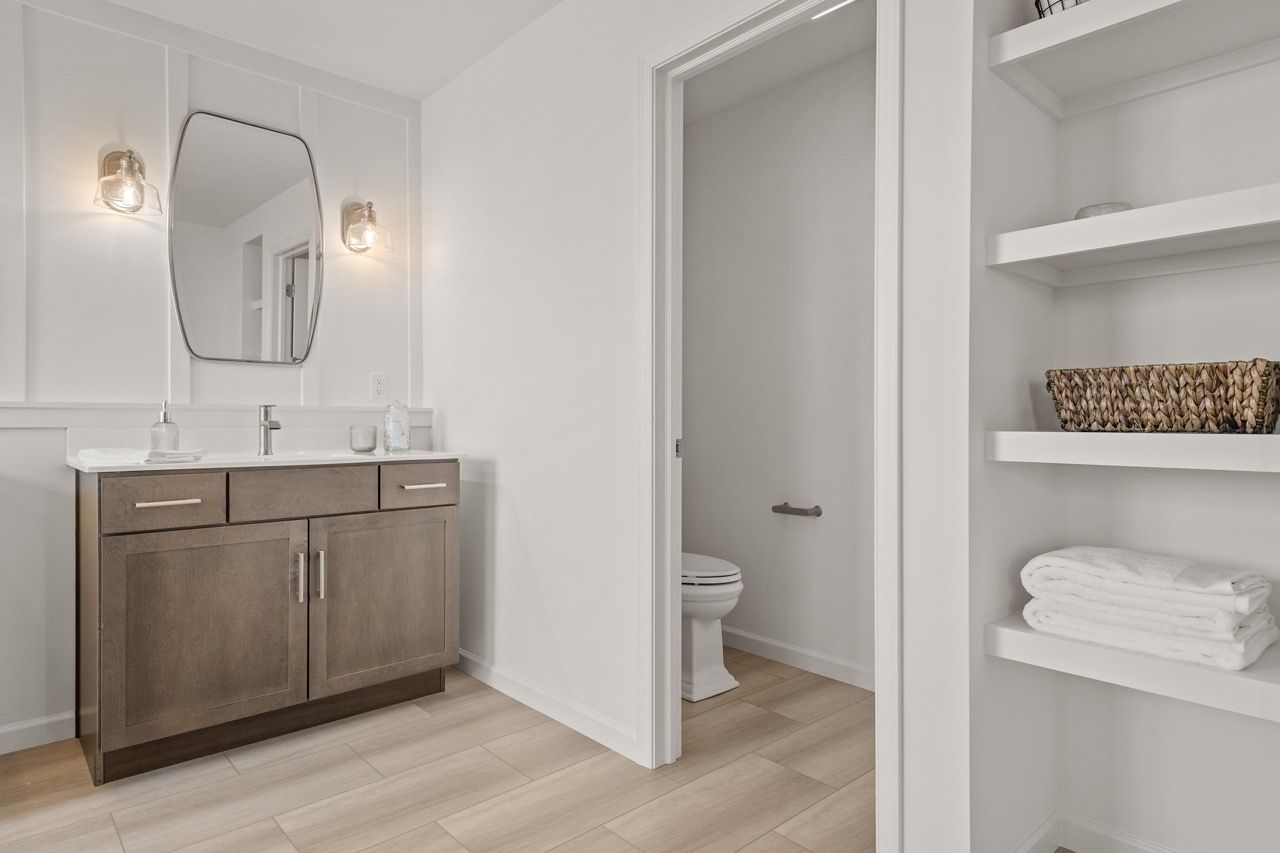 Full Bathroom of the Kinsey Model from Garman Builders