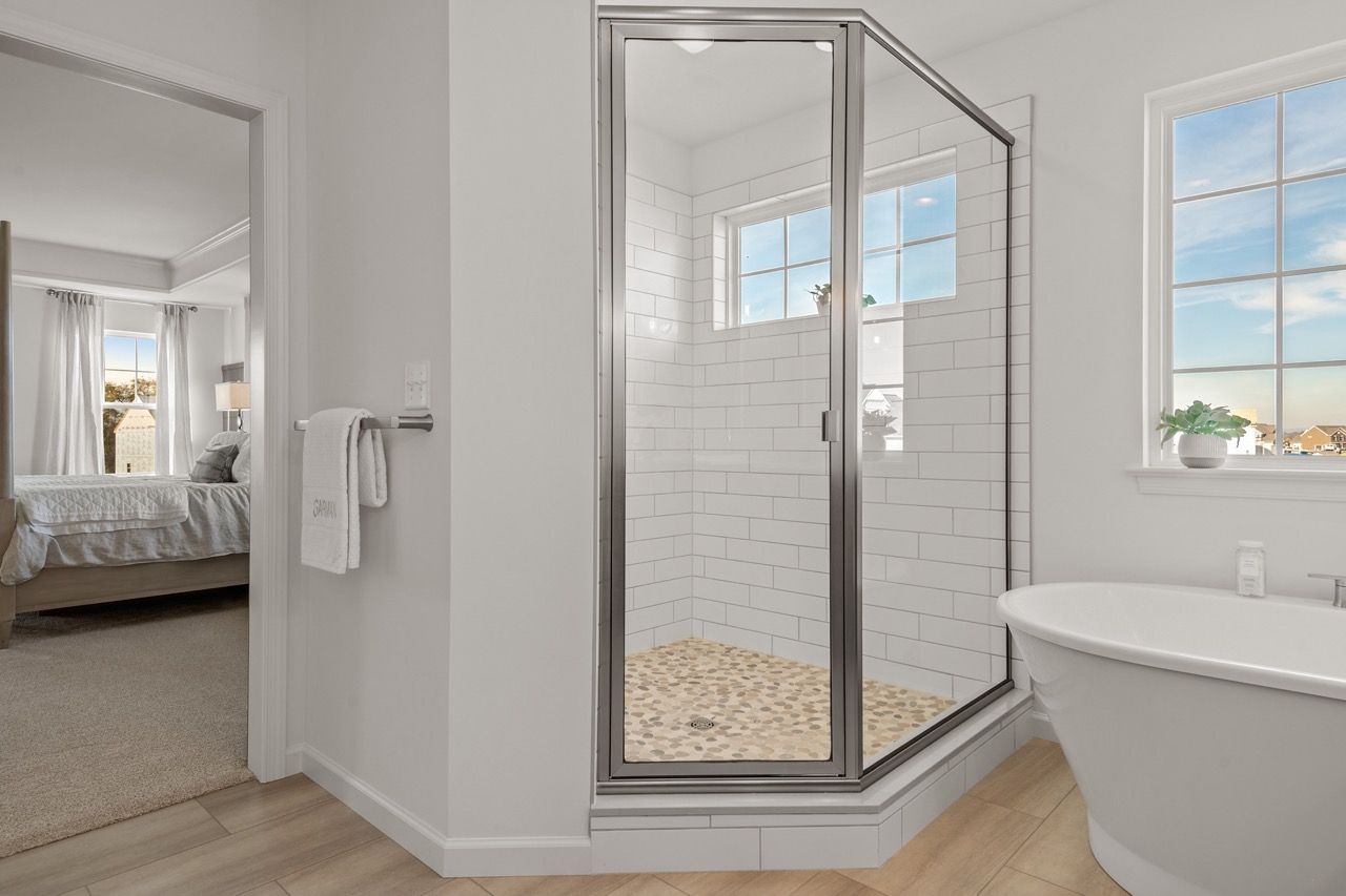 Full Bathroom of the Kinsey Model from Garman Builders