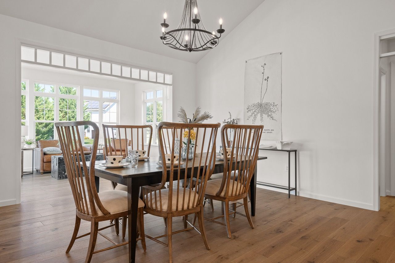 Dining room of the Bryson model from Garman Builders