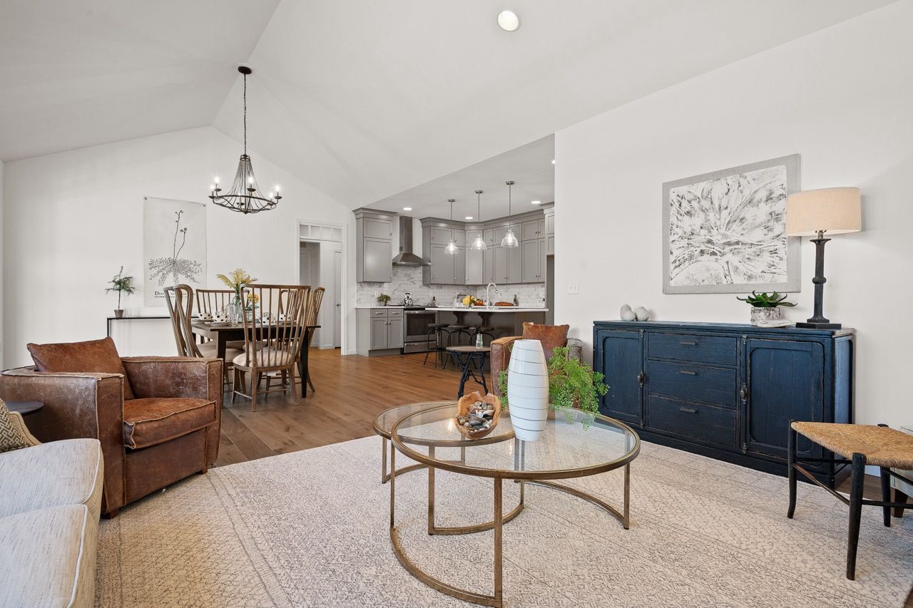 Living room of the Bryson model from Garman Builders